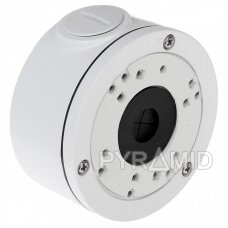 Kameros laidų jungiamoji dėžutė - montavimo bazė B310W/W, metalinė, balta + baltas pagrindas