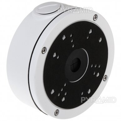 Kameros laidų jungiamoji dėžutė - montavimo bazė B320, metalinė balta
