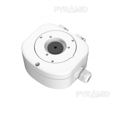 Kameros montavimo bazė PB14146, plastikinė, balta