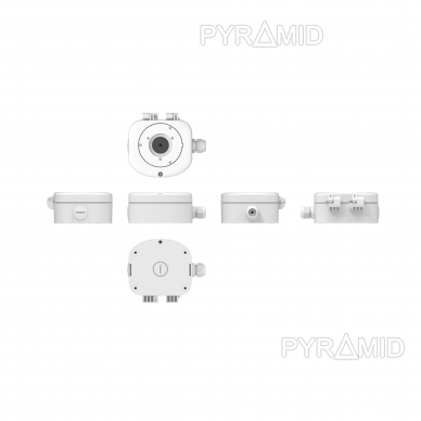 Kameros montavimo bazė PB14146, plastikinė, balta 6