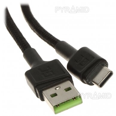 LAIDAS USB-A/USB-C/1.2M-GC 1.2 m Green Cell 1