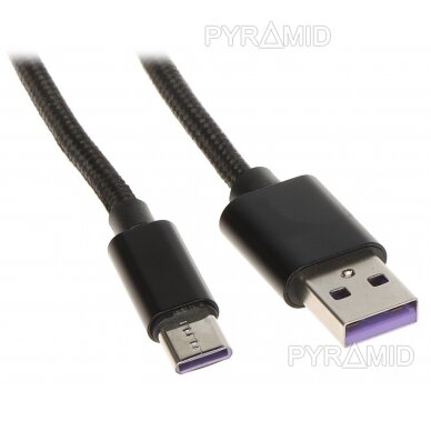 LAIDAS USB-W-C/USB-W-1M/NYL-B 1.0 m 1
