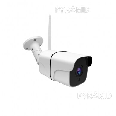 Outdoor WIFI camera with human detection Pyramid PYR-SH500DF, 5Mp, mic, WIFI, MicroSD slot, iCsee app 1