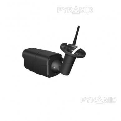 Lauko IP kamera su WIFI ir žmonių detekcijos funkcija Pyramid PYR-SH200DF/DG, 1080p, mikrofonas, WIFI, MicroSD jungtis, iCsee app, tamsiai pilka 5