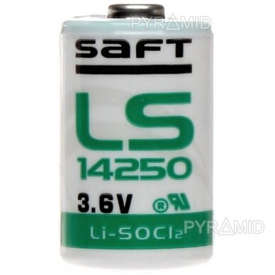 LIITIUMAKU BAT-LS14250 3.6 V LS14250 SAFT 1