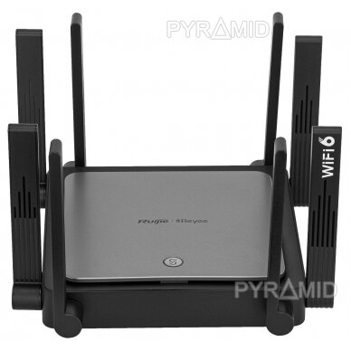 ROUTER RG-EW3200GXPRO Wi-Fi 6, 2.4 GHz, 5 GHz 800 Mbps + 2402 Mbps REYEE 1