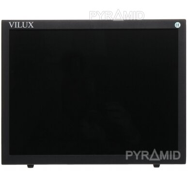 MONITORIUS VGA, 2XVIDEO, HDMI, AUDIO, NUOTOLINIS PULTELIS VMT-155M 15 " VILUX 1