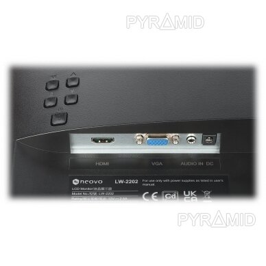 MONITORIUS VGA, HDMI, AUDIO NEOVO/LW-2202 21.5 " 5