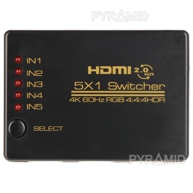 PERJUNGIKLIS HDMI-SW-5/1P 3