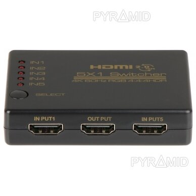 PERJUNGIKLIS HDMI-SW-5/1P 4