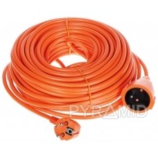 EXTENSION CORD WITH GROUNDING PS-3X1.5-30M/ORANGE 30 m