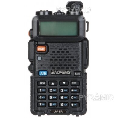 RADIJO TELEFONAS UV-5R 136 ... 174 MHz, 400 ... 520 MHz Baofeng