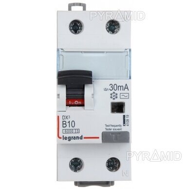 RESIDUAL CURRENT CIRCUIT BREAKER LE-410919 ONE-PHASE, B TYPE 30 mA 10 A LEGRAND 1