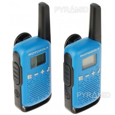 2 PMR RADIOTELEFONU KOMPLEKTS MOTOROLA-T42 446.1 MHz ... 446.2 MHz
