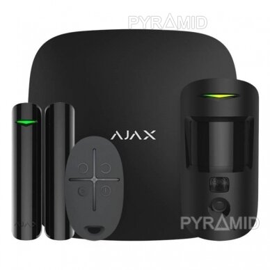Комплект сигнализации AJAX STARTERKIT CAM PLUS 20504, черный