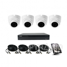 AHD 4 cameras surveillance kit Longse with 2Mpix cameras XVRT3004D4PD200 + 1TB HDD GIFT