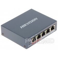 SWITCH POE DS-3E0105P-E(B) 4 PRIEVADŲ Hikvision