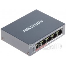 SWITCH POE DS-3E0105P-E/M(B) 4 PRIEVADŲ Hikvision