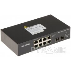 SWITCH POE DS-3T0510HP-E/HS 8 PRIEVADŲ SFP Hikvision