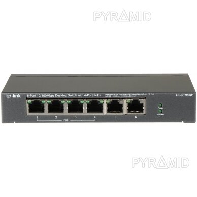 SWITCH POE TL-SF1006P 6-PORT TP-LINK 1
