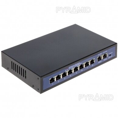 Switch 10/100MBps 8 port POE + 2 port uplink 10/100/1000MBps 1