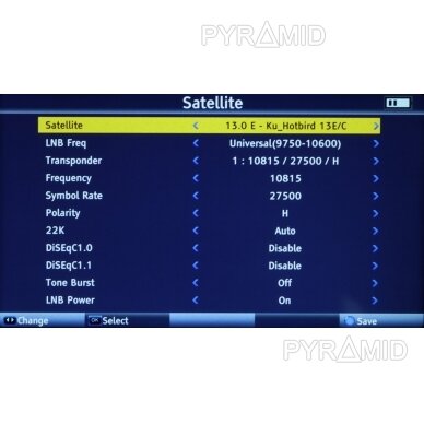 UNIVERSALUS MATUOKLIS ST-6986 DVB-T/T2 DVB-S/S2 DVB-C SIGNAL 11