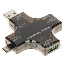 MITMEFUNKTSIOONILINE  USB-TESTER SP-UT01 Spacetronik