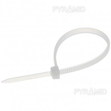 Cable ties pack 100x2,5mm 100pcs., white 1