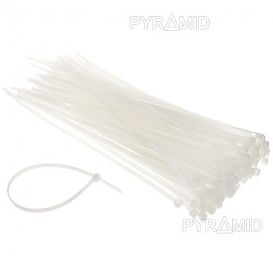 Cable ties pack 250x4,2mm 100pcs., white