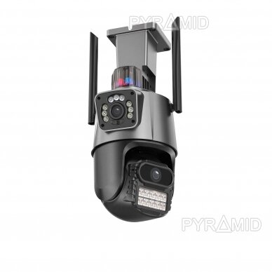 WIFI kaamera kuni 180° inimese tuvastamise funktsiooniga PYRAMID PYR-SH400ADL, 2X1080p, microSD suuruse, integreeritud mikrofon, iCsee app 2