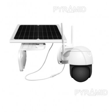 Valdoma IP kamera su saulės baterija Pyramid PYR-SH200SX, 2Mpix, PIR, WIFI, MicroSD jungtis, iCSee app 2