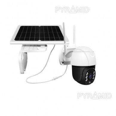 Valdoma WIFI IP kamera su saulės baterija Pyramid PYR-SH300SDB, 3Mpix, PIR, MicroSD jungtis, iCSee app 5