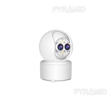 IP AI kaamera PYRAMID PYR-SH400XDB, WIFI, 2x1080p, 5X zoom,microSD suuruse, integreeritud mikrofon 1