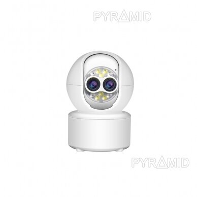 IP AI kaamera PYRAMID PYR-SH400XDB, WIFI, 2x1080p, 5X zoom,microSD suuruse, integreeritud mikrofon