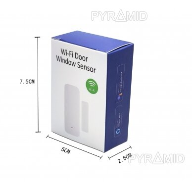 Беспроводной автономный WIFI магнитный датчик окна / двери WALE PR-19DWT, SmartLife App 4