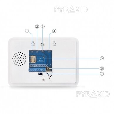 WIFI+GSM signalizacijos komplektas WALE PR-JT-99CST su belaidžiais davikliais, SmartLife programėlė 8